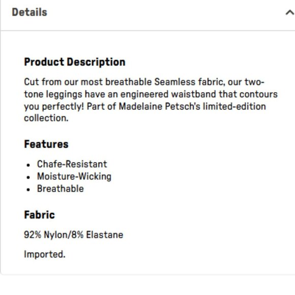 Fabletics New With Tags High-Waisted Seamless 7/8 Leggings - Large in Red Tones - Picture 10 of 10